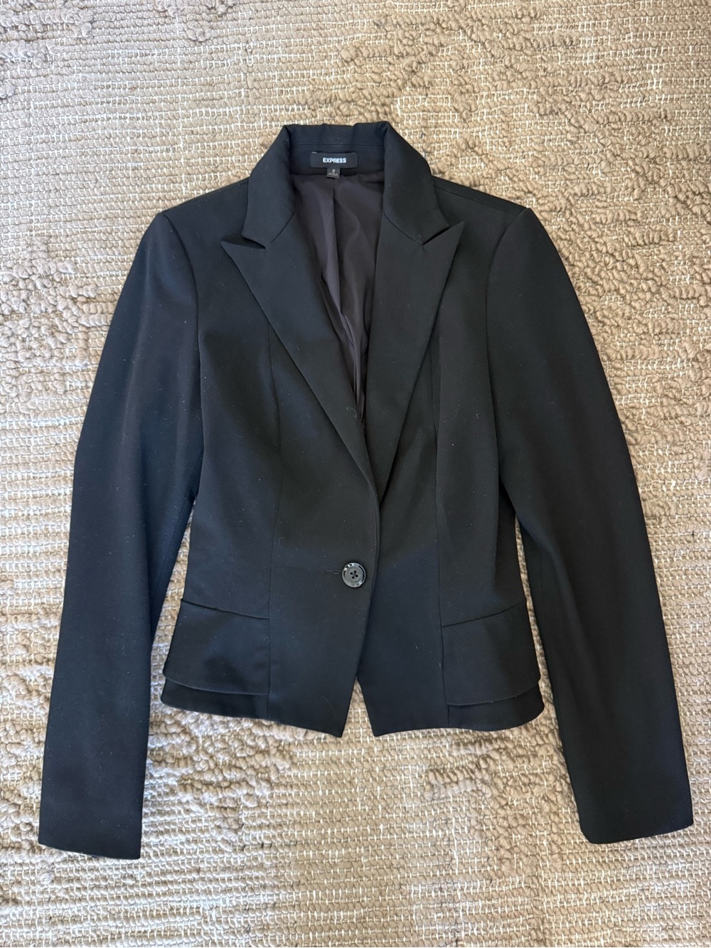 Express Black Single-Button Women's Blazer